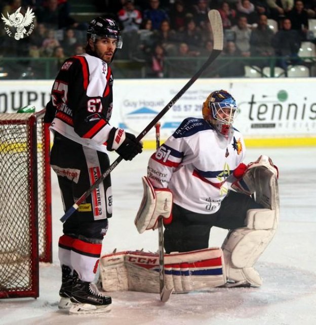 Photo hockey match Bordeaux - Grenoble  le 17/01/2017
