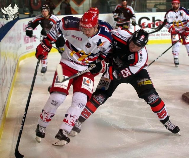 Photo hockey match Bordeaux - Grenoble  le 17/01/2017