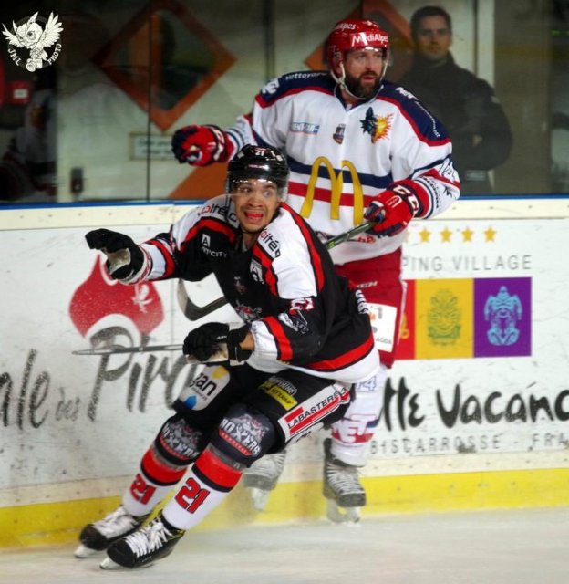 Photo hockey match Bordeaux - Grenoble  le 17/01/2017