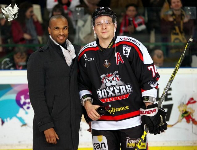 Photo hockey match Bordeaux - Grenoble  le 17/01/2017