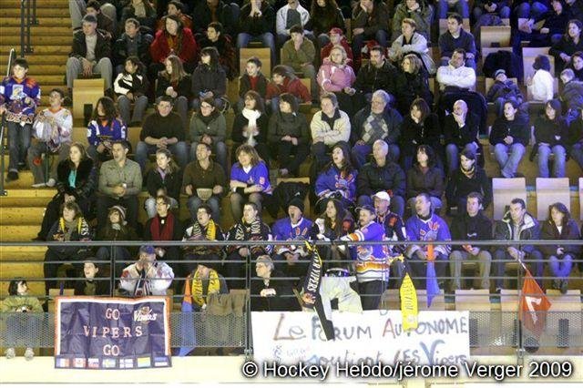 Photo hockey match Valence - Montpellier  le 07/02/2009