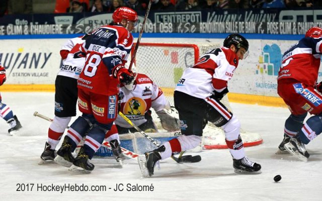 Photo hockey match Grenoble  - Chamonix / Morzine le 20/01/2017