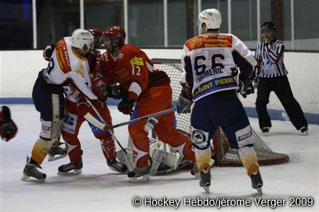 Photo hockey match Valence - Montpellier  le 07/02/2009