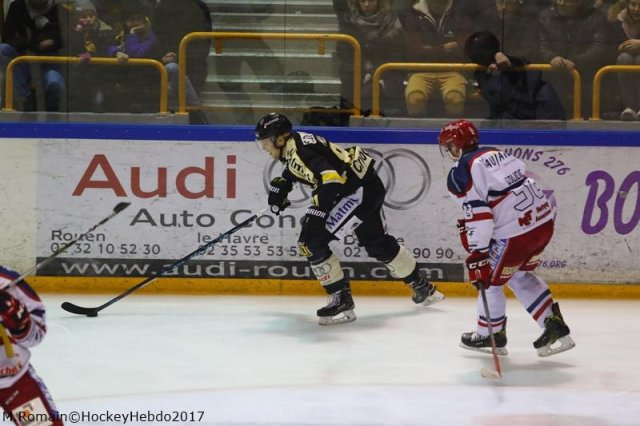 Photo hockey match Rouen - Grenoble  le 22/01/2017