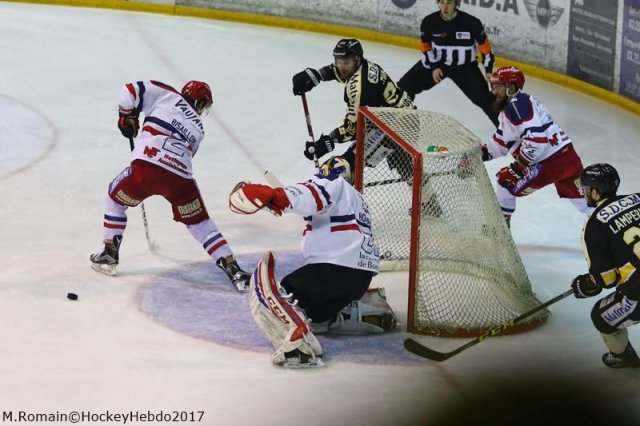 Photo hockey match Rouen - Grenoble  le 22/01/2017