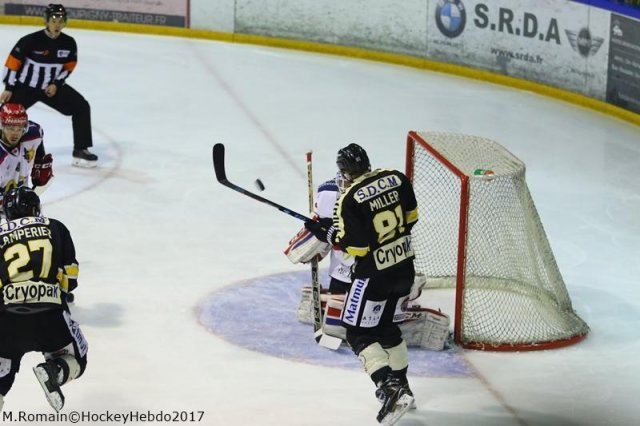 Photo hockey match Rouen - Grenoble  le 22/01/2017