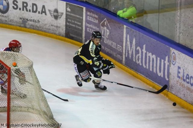 Photo hockey match Rouen - Grenoble  le 22/01/2017