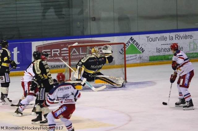 Photo hockey match Rouen - Grenoble  le 22/01/2017