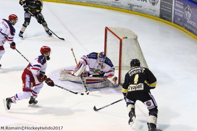 Photo hockey match Rouen - Grenoble  le 22/01/2017