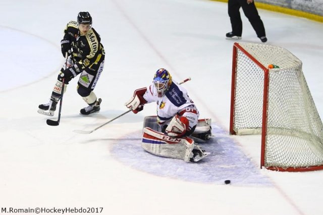 Photo hockey match Rouen - Grenoble  le 22/01/2017