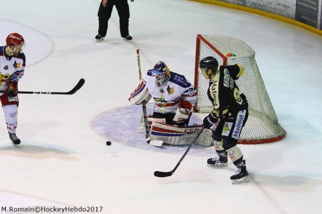 Photo hockey match Rouen - Grenoble  le 22/01/2017