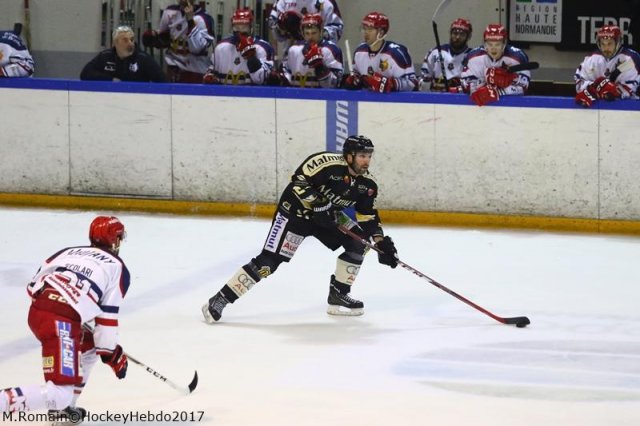 Photo hockey match Rouen - Grenoble  le 22/01/2017