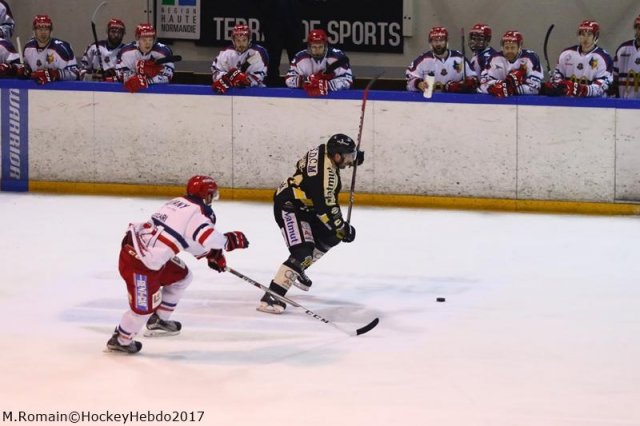 Photo hockey match Rouen - Grenoble  le 22/01/2017