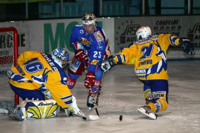 Photo hockey match Epinal  - Chamonix  le 27/01/2009