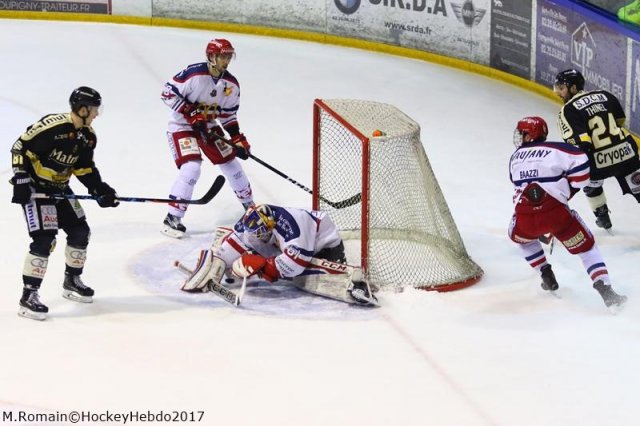 Photo hockey match Rouen - Grenoble  le 22/01/2017