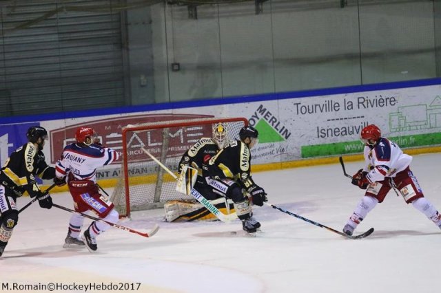 Photo hockey match Rouen - Grenoble  le 22/01/2017