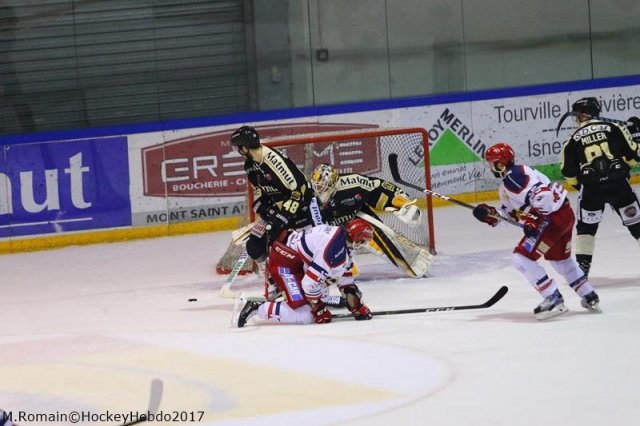 Photo hockey match Rouen - Grenoble  le 22/01/2017