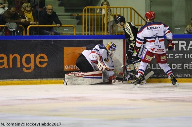 Photo hockey match Rouen - Grenoble  le 22/01/2017