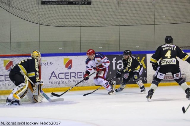 Photo hockey match Rouen - Grenoble  le 22/01/2017