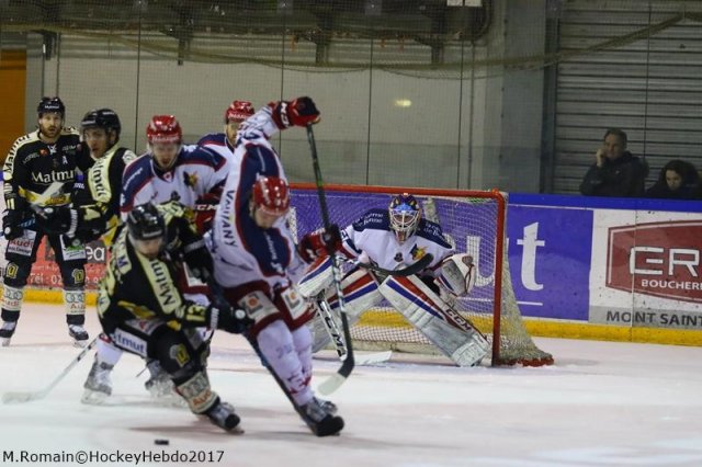 Photo hockey match Rouen - Grenoble  le 22/01/2017