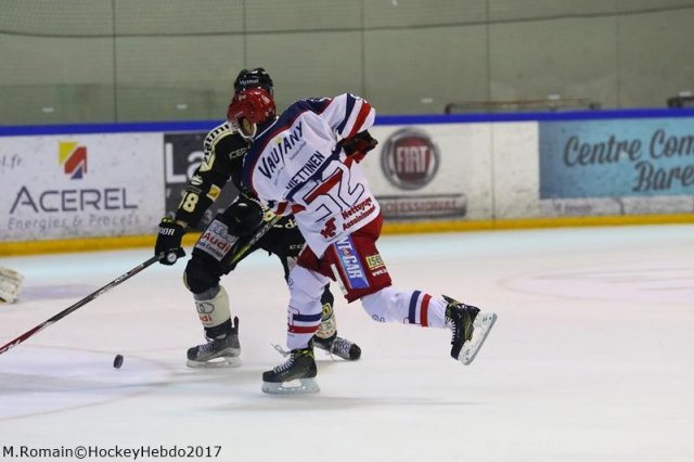 Photo hockey match Rouen - Grenoble  le 22/01/2017