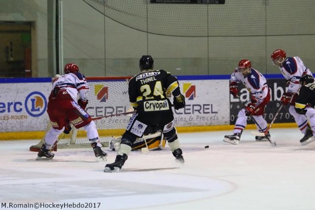 Photo hockey match Rouen - Grenoble  le 22/01/2017