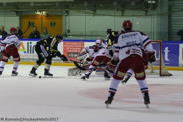 Photo hockey match Rouen - Grenoble  le 22/01/2017