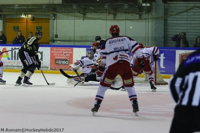 Photo hockey match Rouen - Grenoble  le 22/01/2017