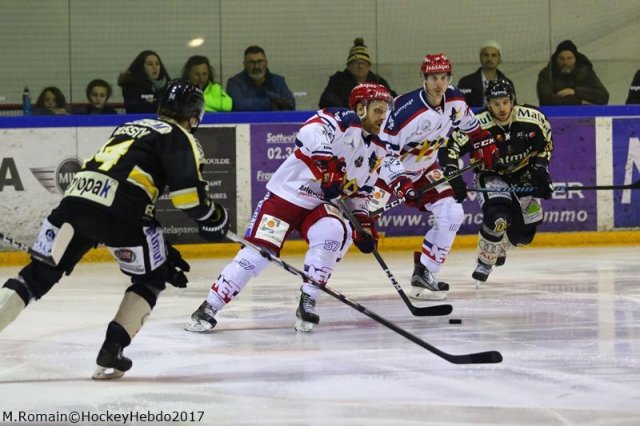 Photo hockey match Rouen - Grenoble  le 22/01/2017