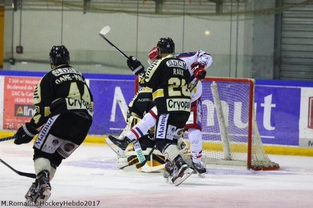 Photo hockey match Rouen - Grenoble  le 22/01/2017