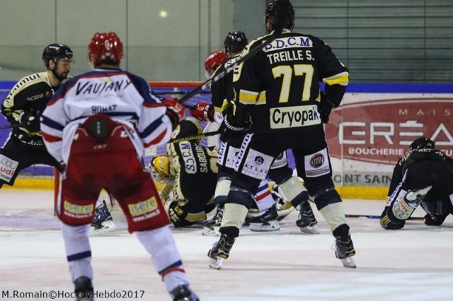 Photo hockey match Rouen - Grenoble  le 22/01/2017