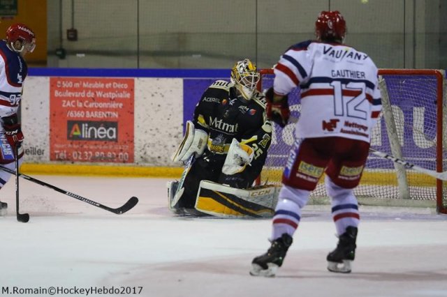 Photo hockey match Rouen - Grenoble  le 22/01/2017