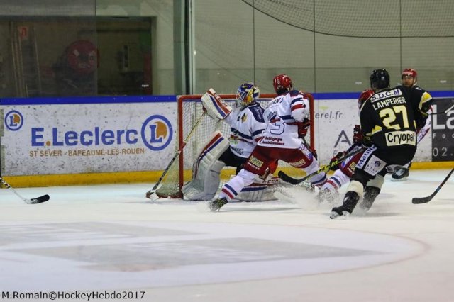 Photo hockey match Rouen - Grenoble  le 22/01/2017