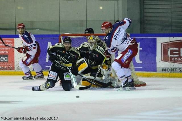 Photo hockey match Rouen - Grenoble  le 22/01/2017