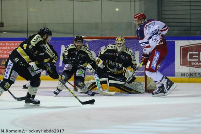 Photo hockey match Rouen - Grenoble  le 22/01/2017
