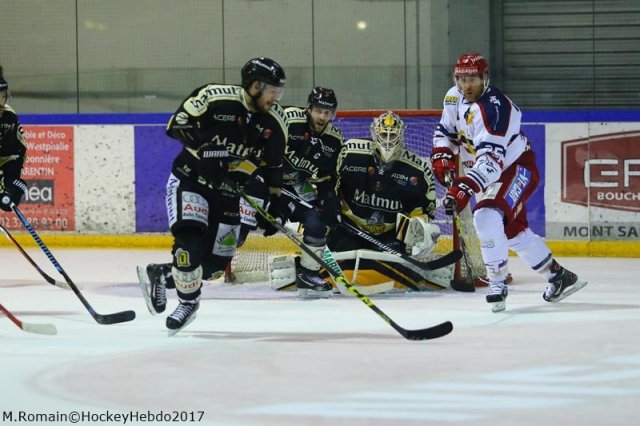 Photo hockey match Rouen - Grenoble  le 22/01/2017