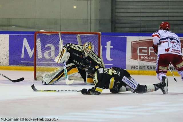 Photo hockey match Rouen - Grenoble  le 22/01/2017