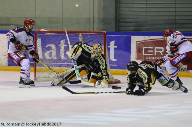 Photo hockey match Rouen - Grenoble  le 22/01/2017