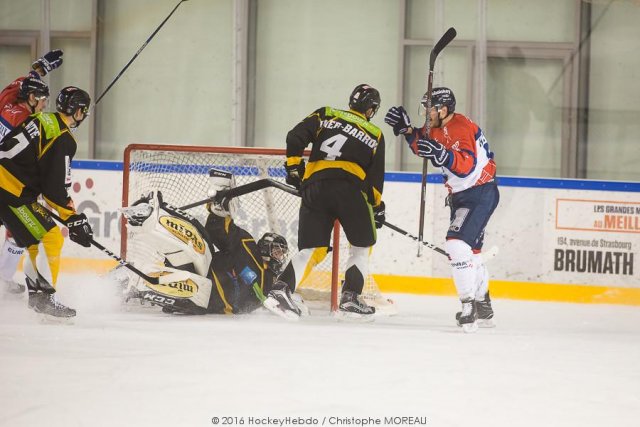 Photo hockey match Strasbourg  - Angers  le 22/01/2017