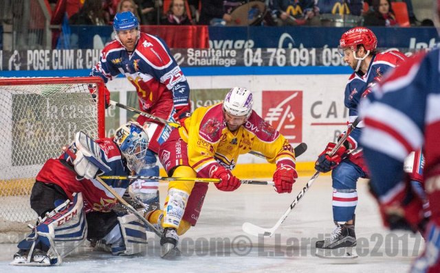 Photo hockey match Grenoble  - Dijon  le 24/01/2017