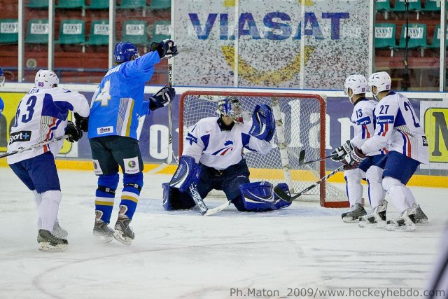 Photo hockey reportage Qualifs JO : Photos - Kazakhstan vs France