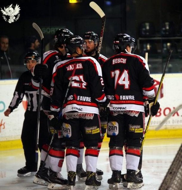 Photo hockey match Bordeaux - Chamonix / Morzine le 24/01/2017
