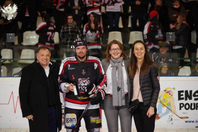 Photo hockey match Bordeaux - Chamonix / Morzine le 24/01/2017