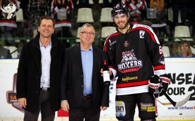 Photo hockey match Bordeaux - Chamonix / Morzine le 24/01/2017