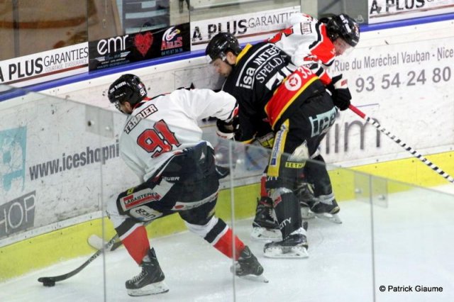 Photo hockey match Nice - Bordeaux le 22/01/2017
