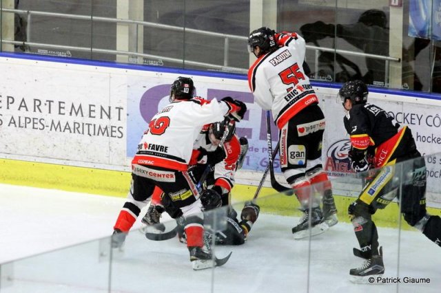 Photo hockey match Nice - Bordeaux le 22/01/2017