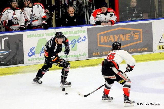 Photo hockey match Nice - Bordeaux le 22/01/2017