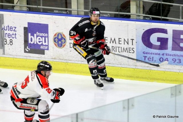 Photo hockey match Nice - Bordeaux le 22/01/2017