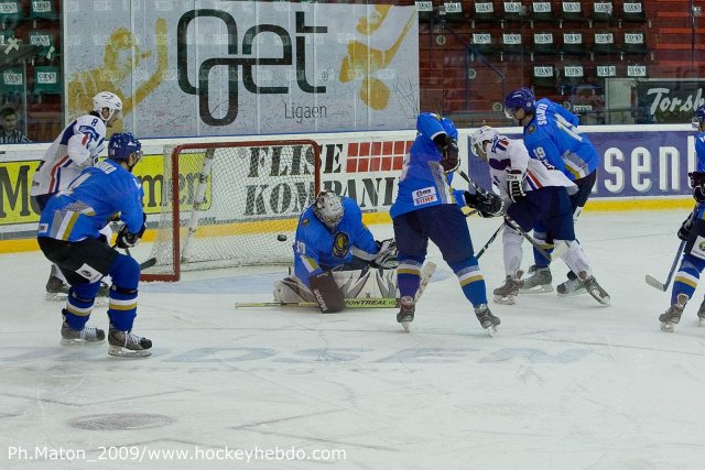 Photo hockey reportage Qualifs JO : Photos - Kazakhstan vs France
