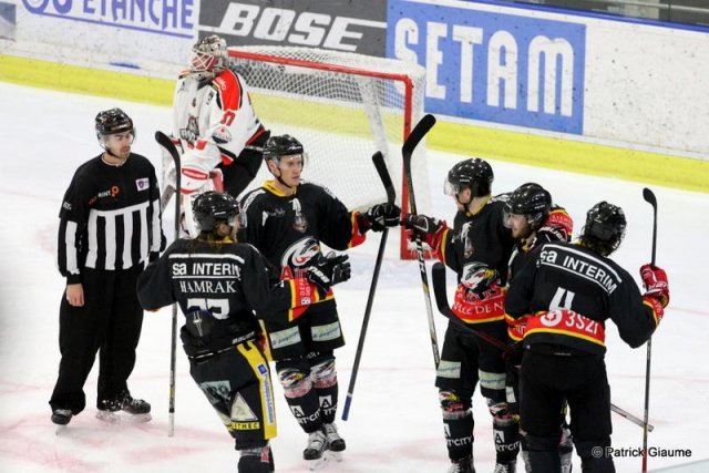 Photo hockey match Nice - Bordeaux le 22/01/2017